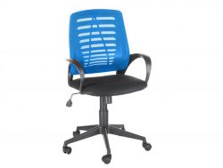 Офисное кресло Ирис стандарт черный/синий