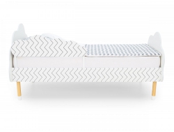 Кровать Stumpa Облако с бортиком рисунок Геометрия Зигзаги