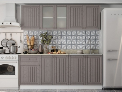 Кухня Хозяюшка МДФ 2000 трюфель