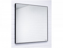 Зеркало Corsica 500х500 black alum без подсветки Sansa
